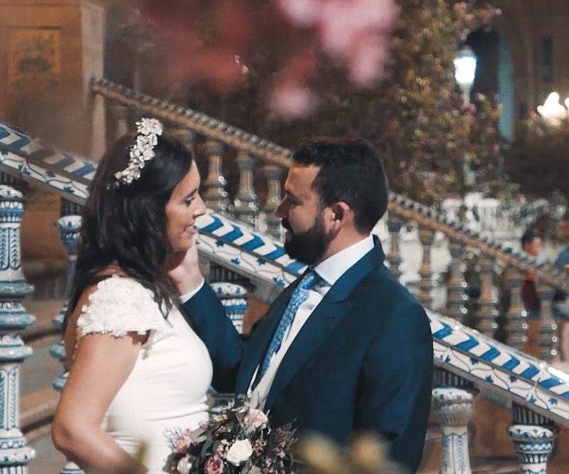 Novios en plaza de españa, Sevilla loveisintheframe