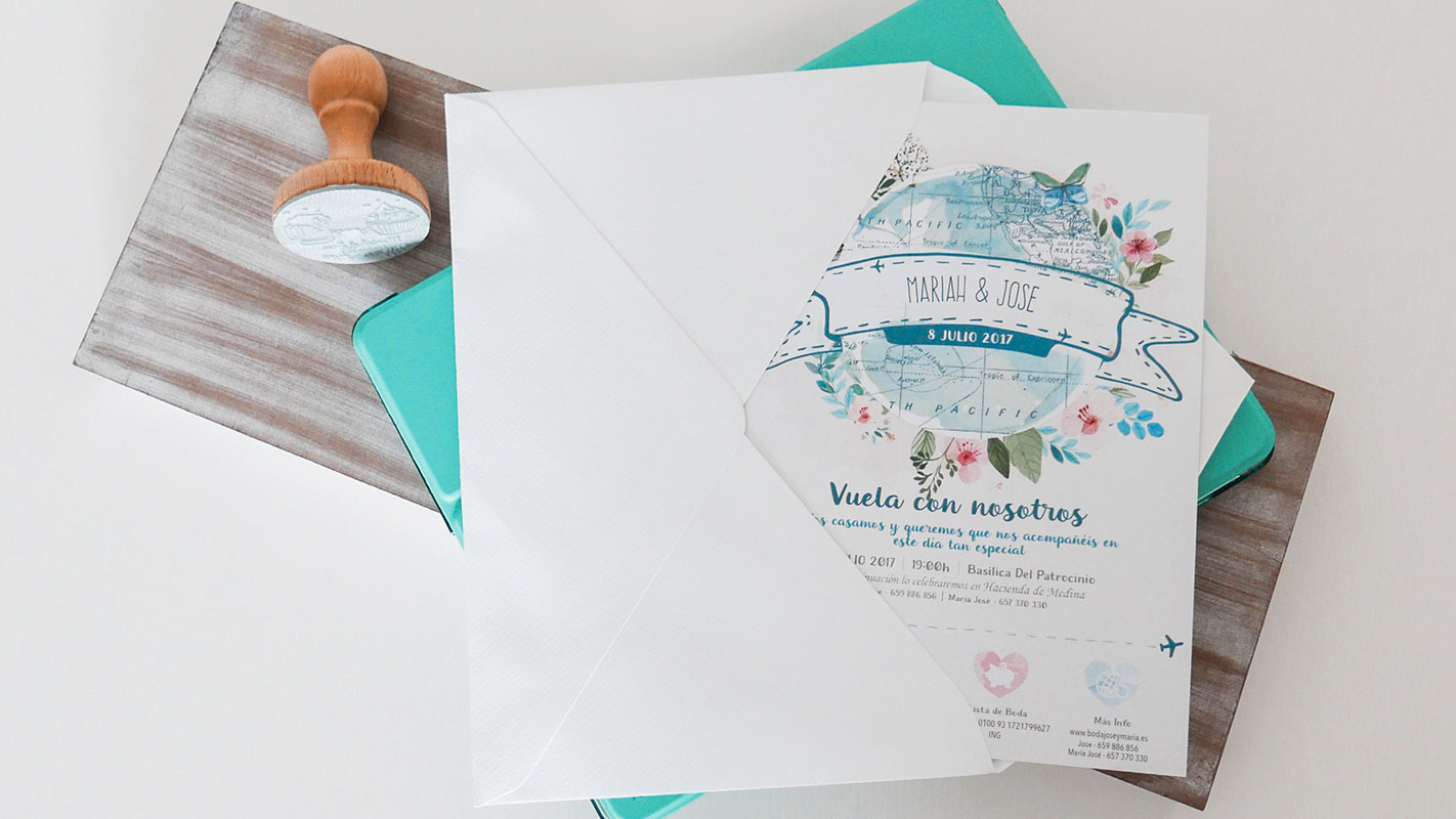 Papelería de Boda: Invitaciones, Meseros, Seating Plan, Sellos…