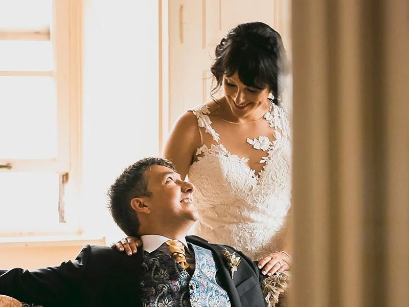 Encuentro de novios en habitacion